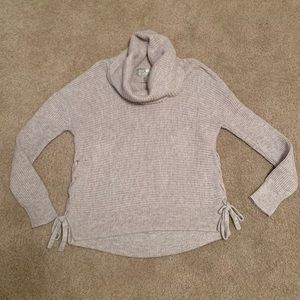 Ruby moon cream turtle neck sweater